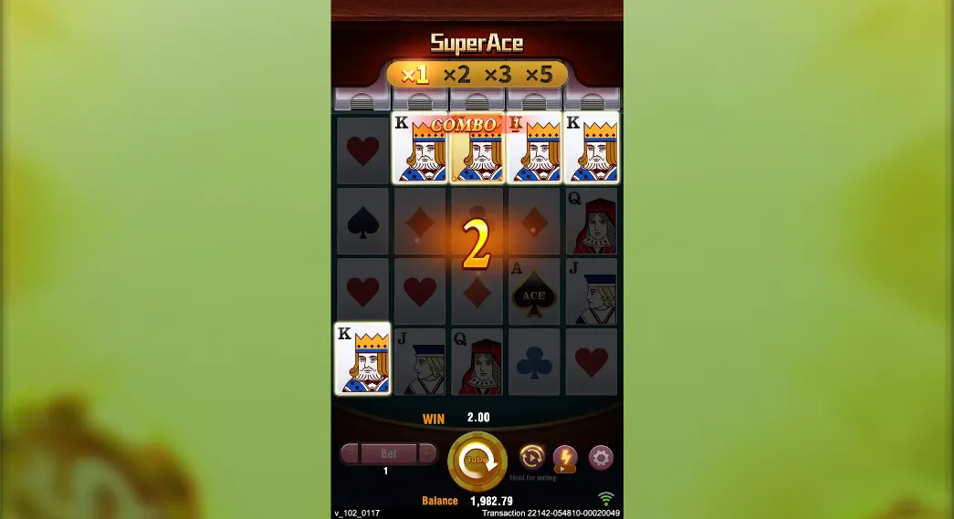 Super Ace Winning Combo